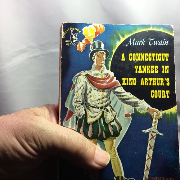 A CONNECTICUT YANKEE IN KING ARTHUR’S COURT Mark Twain 1ST POCKET PRINTING - Picture 4 of 7